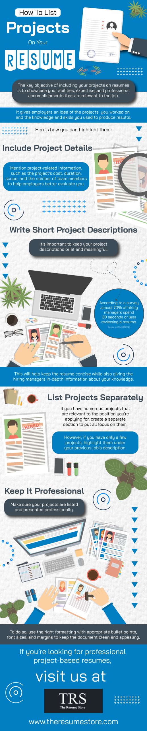 How To List Projects On Resume Infograph